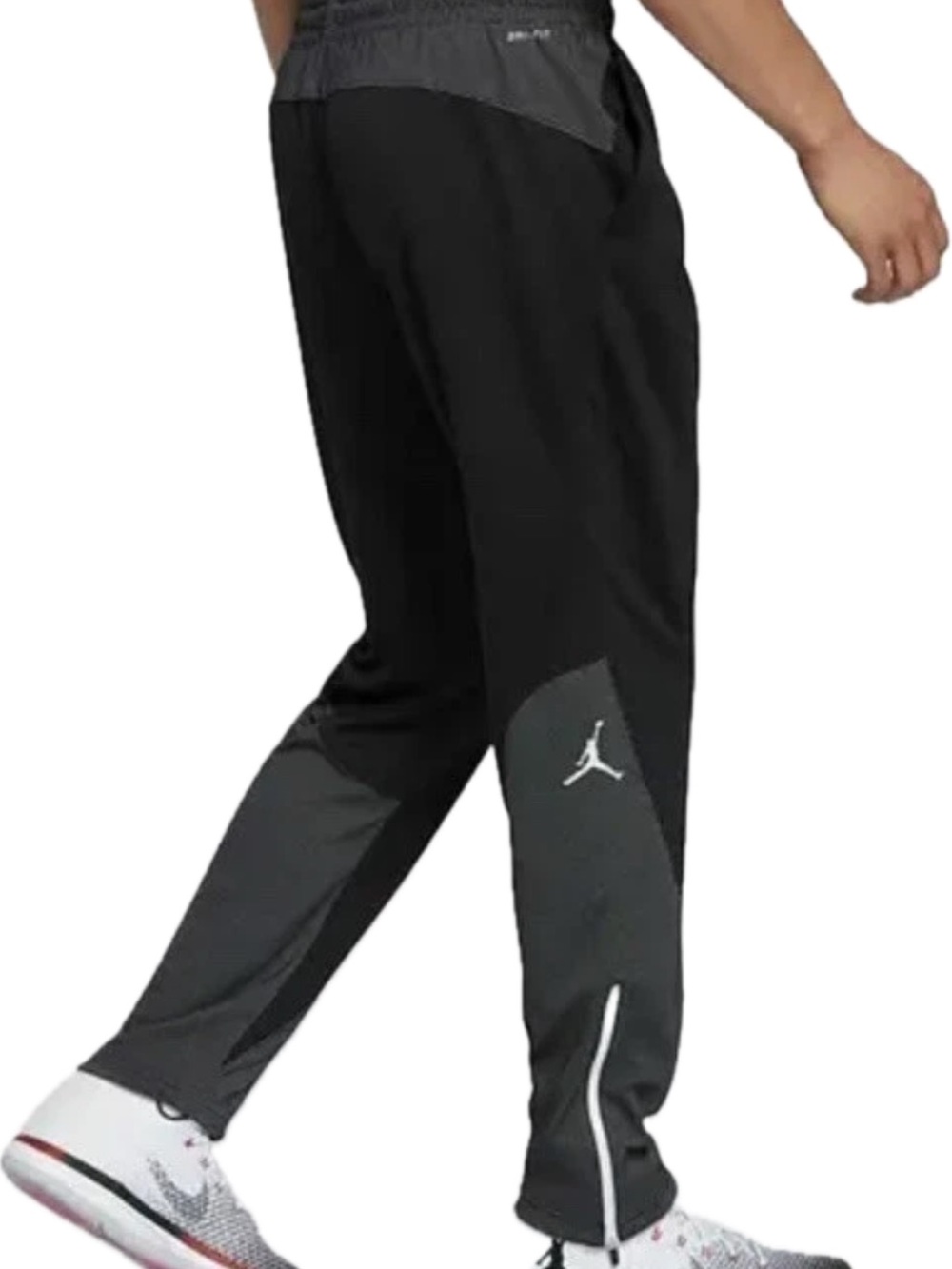 Jordan Black and Gray Men's Athletic Joggers